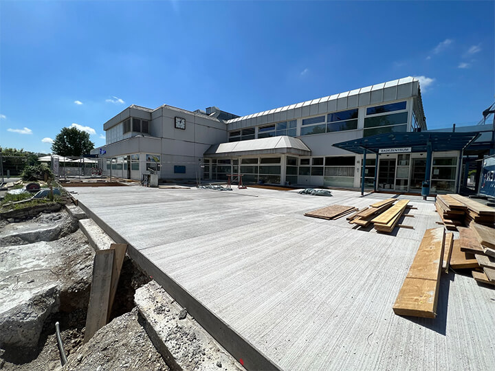 Betoninstandsetzung Badezentrum Traun