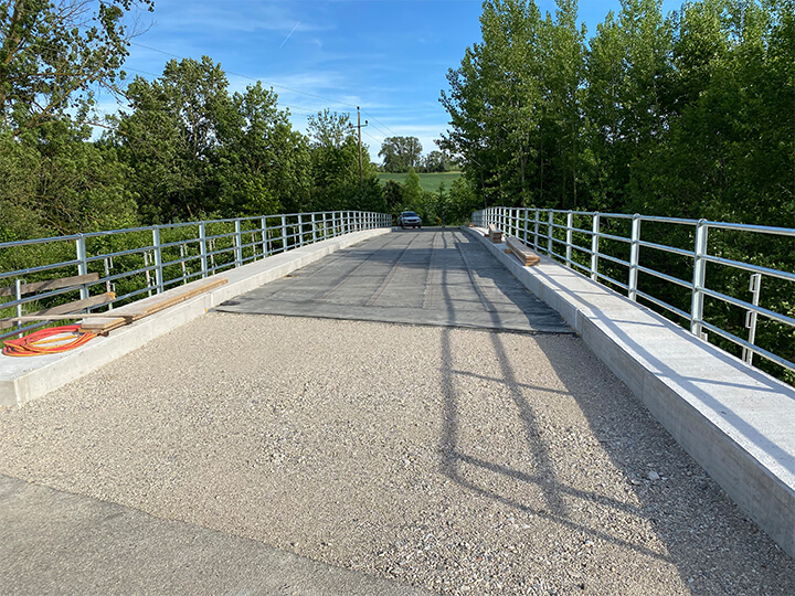 Betoninstandsetzung fertige Brücke